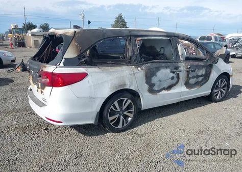 2020 Honda Odyssey Elite z USA, uszkodzony, nr VIN 5FNRL6H95LB027737